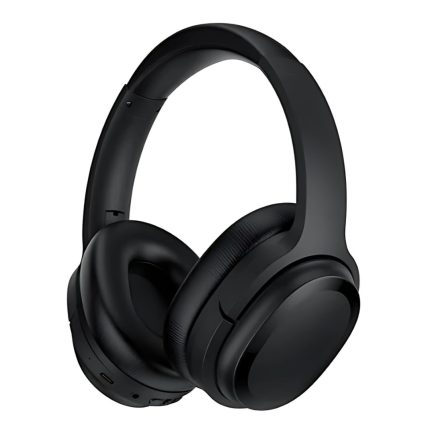 The sleek, powerful sound and wireless nature of the WaggleWow Black wireless headphones